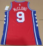 Maillot de Basket #9 McCLUNG 76rs Rouge